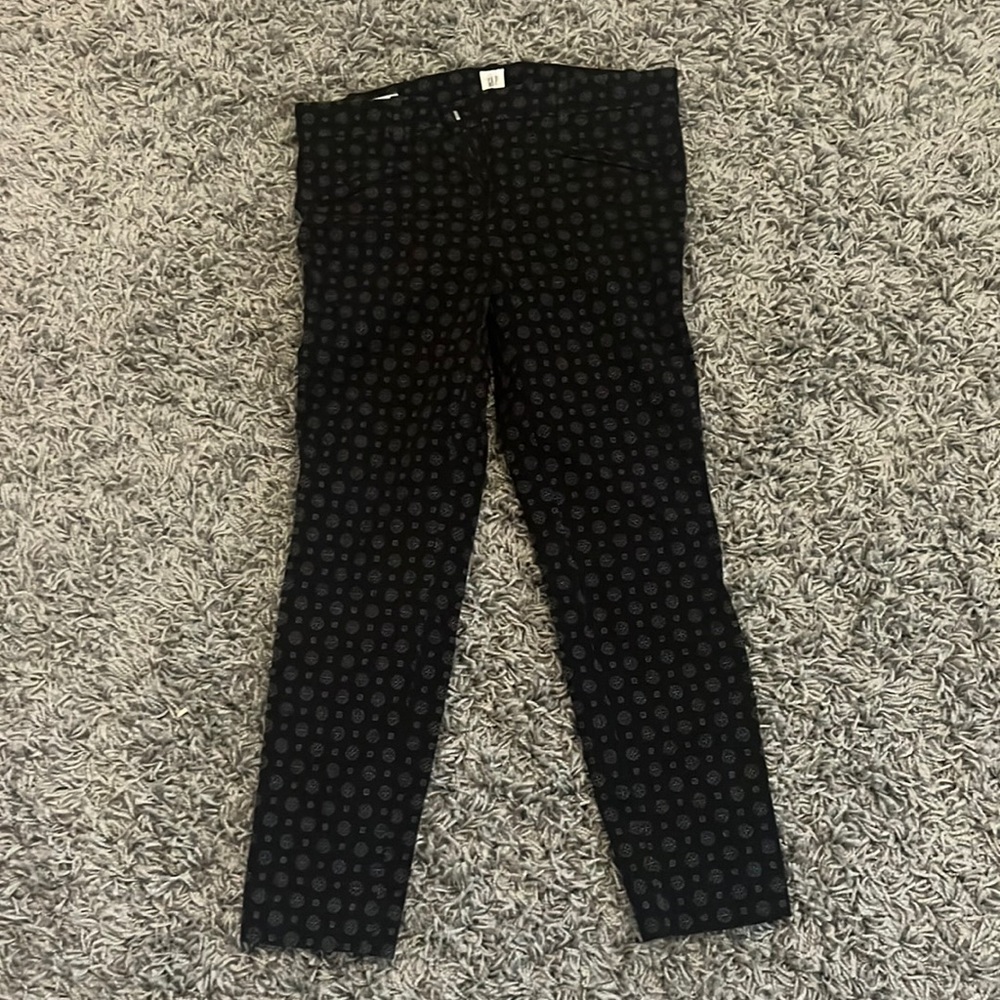 GAP Dark Patterned Pants